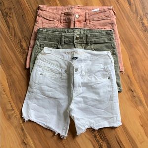 American eagle high rise shorts